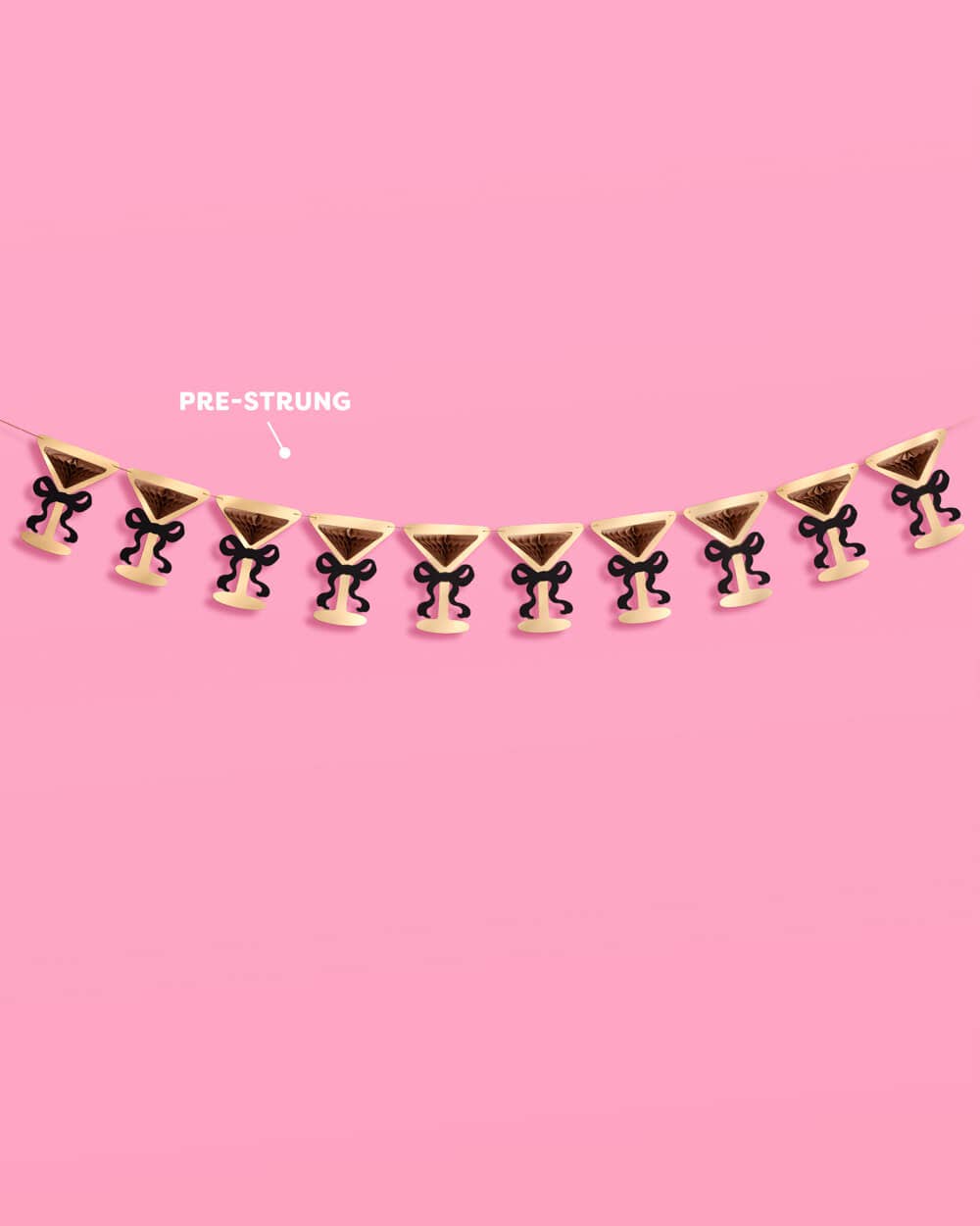 Espresso Martini Banner - 3D paper banner