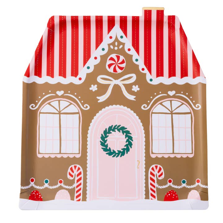 PRESALE: Sweet Gingerbread House Large Plates