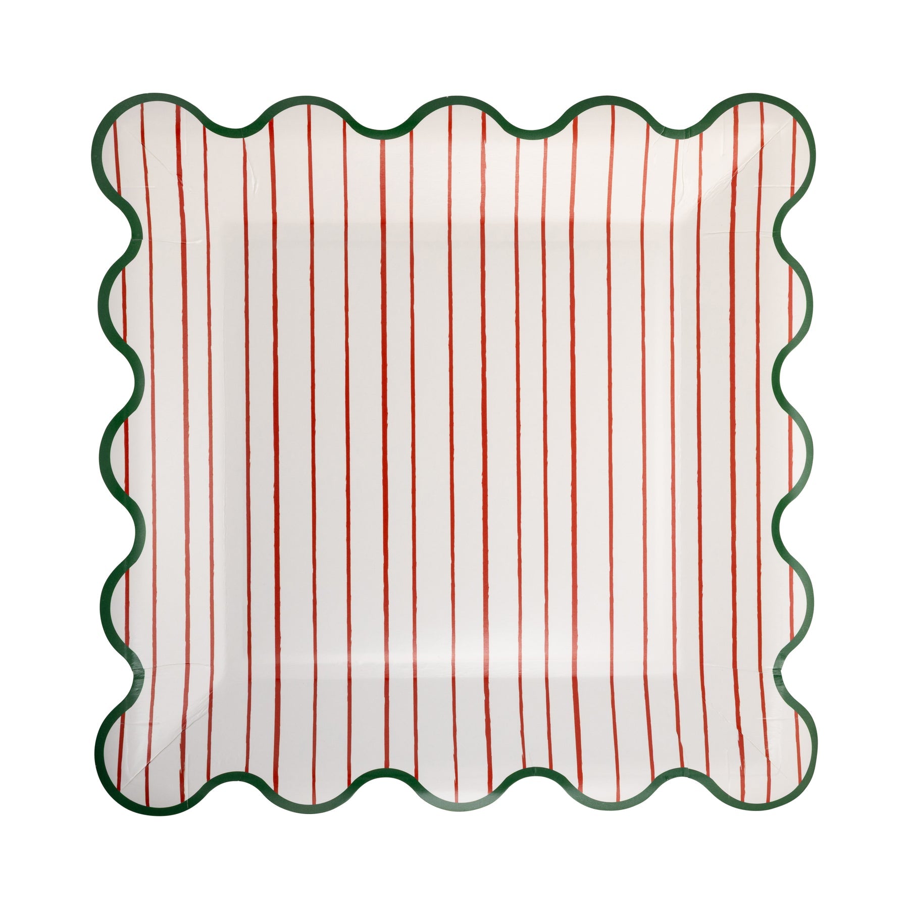 PRESALE: BAK1241 - Mrs Claus Bakery Striped Plate