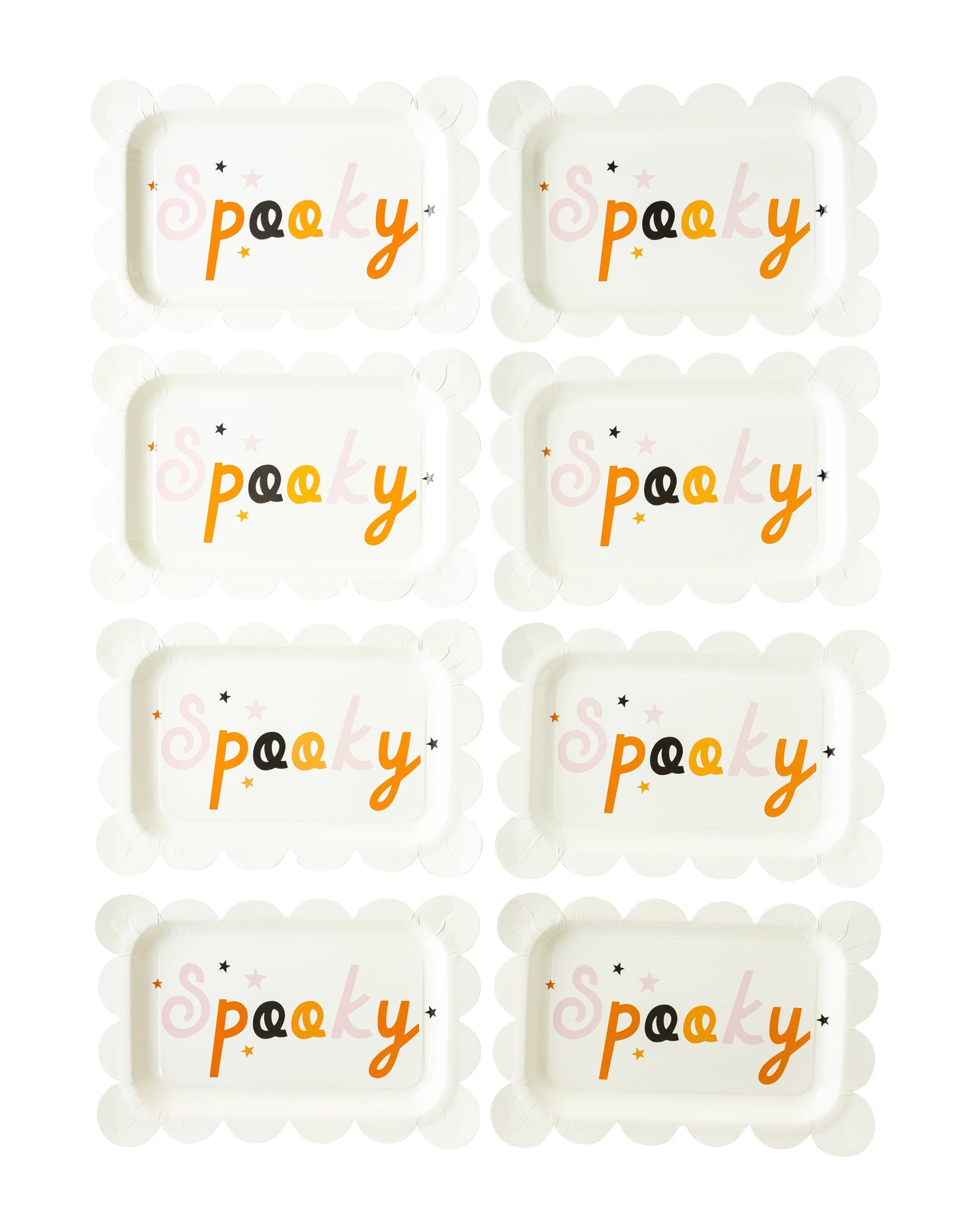 Hey Pumpkin Spooky Paper Plate