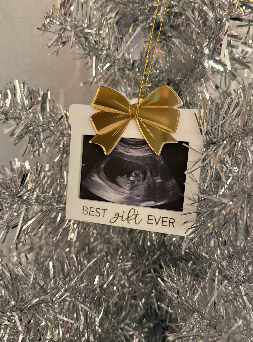 Ultrasound Frame Ornament - Best Day Ever