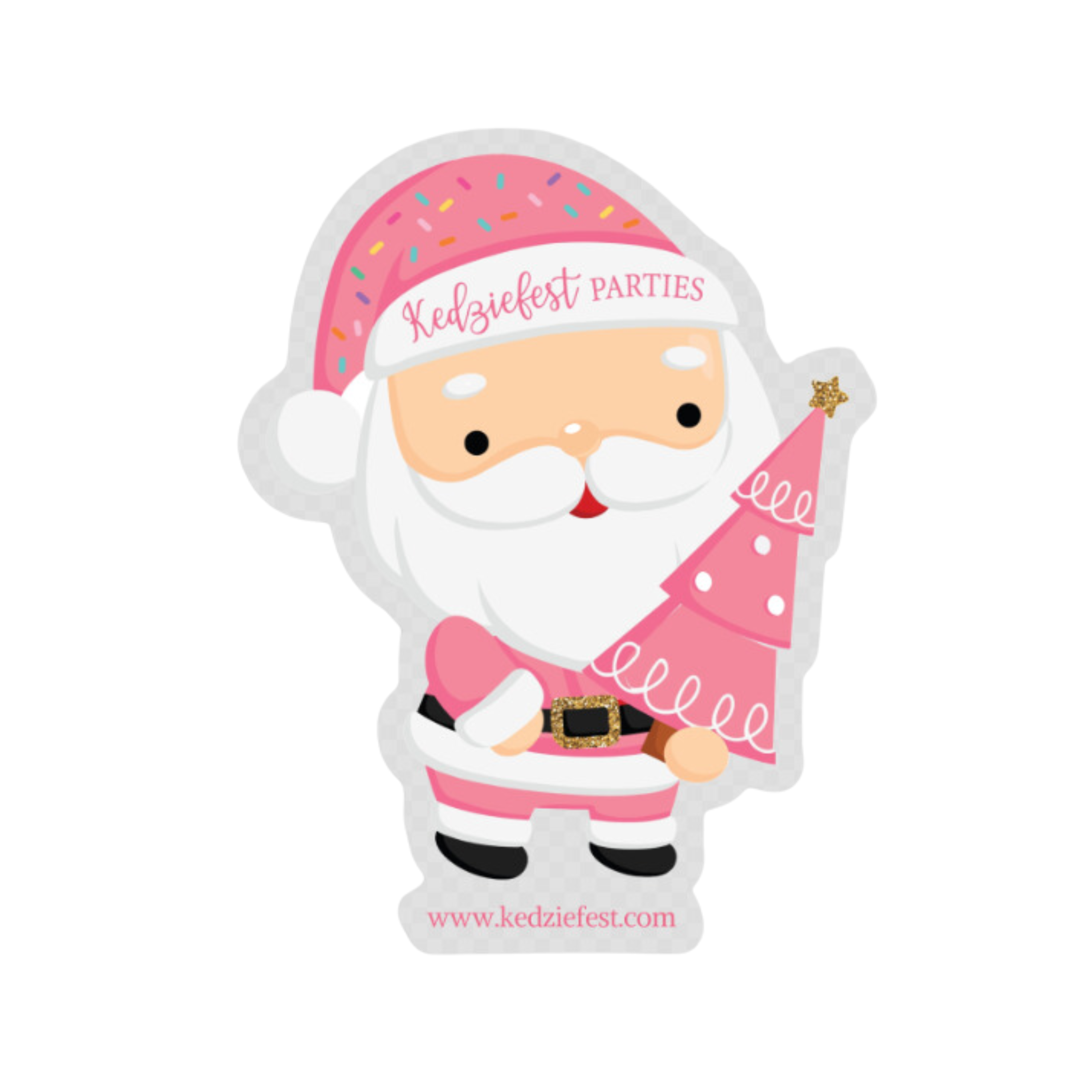 Kedziemas Santa Sticker - FREE Gift with $25 Purchase