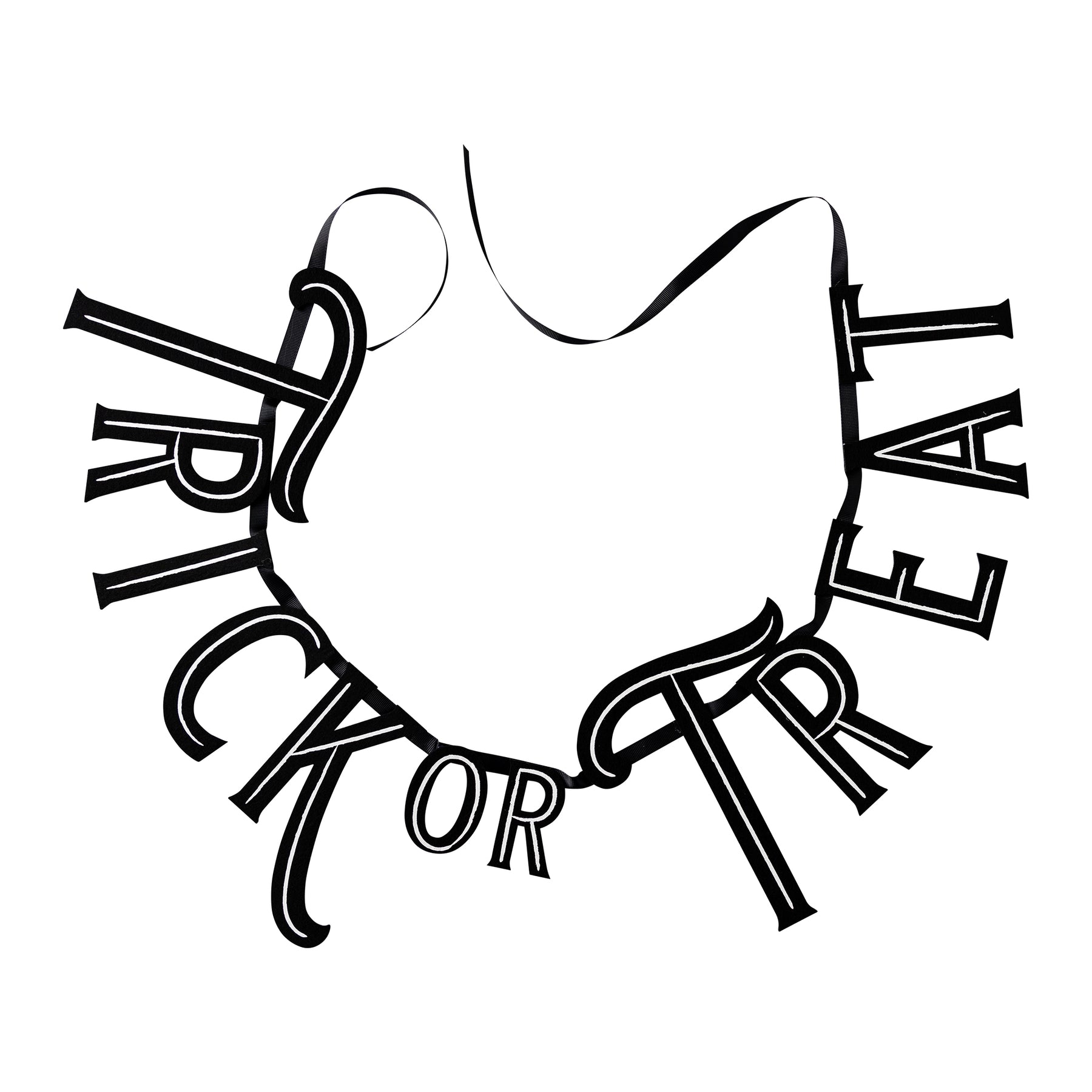 TRICK OR TREAT FELT BANNER