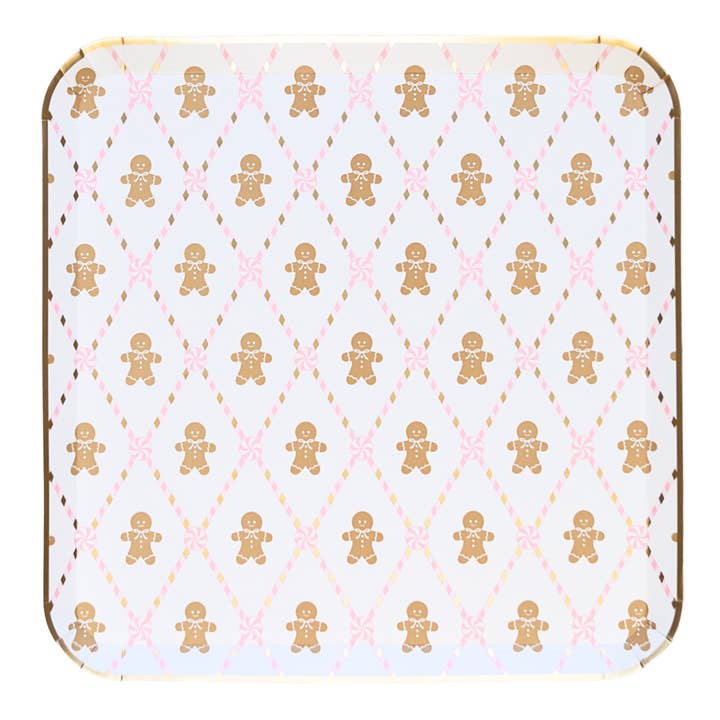 PRESALE: Pink Gingerbread Large Plates