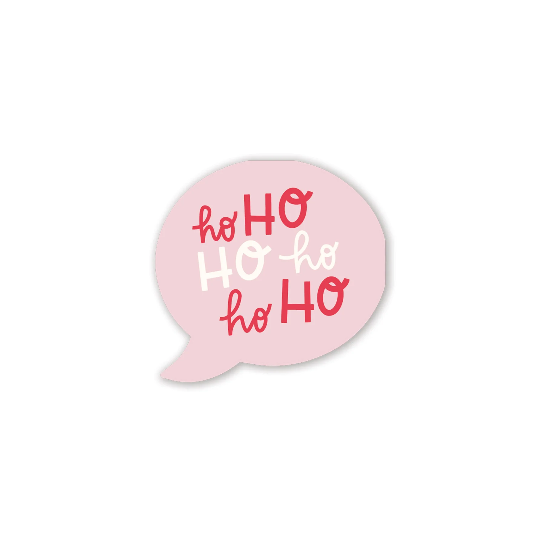 WHM1038 - WHIMSY SANTA HO HO HO SHAPED PAPER DINNER NAPKIN