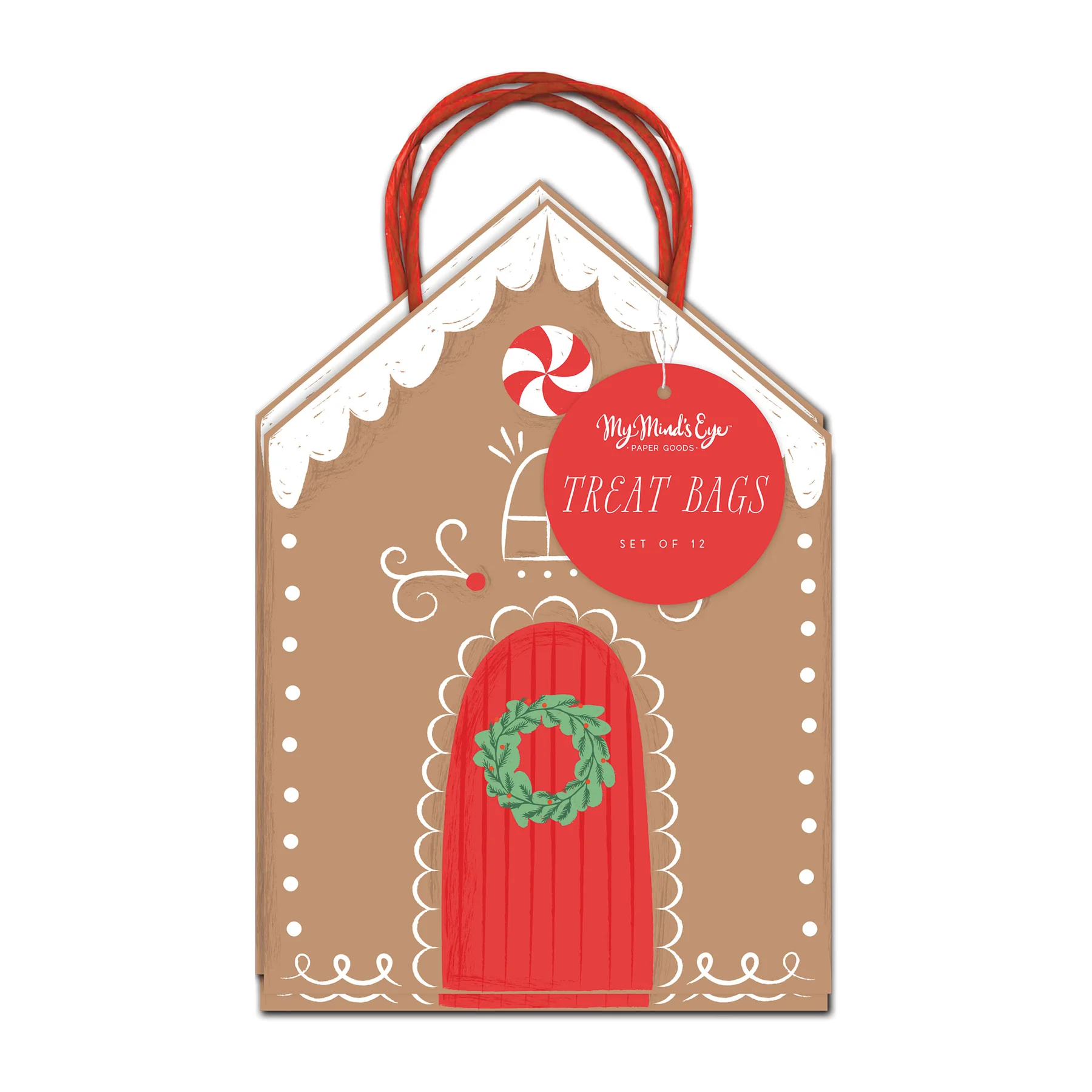 PLFC190 - GINGERBREAD HOUSE TREAT BAGS