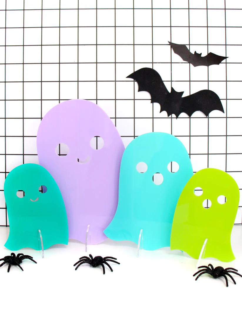 Presale: Acrylic Ghosts Blue Purple Set