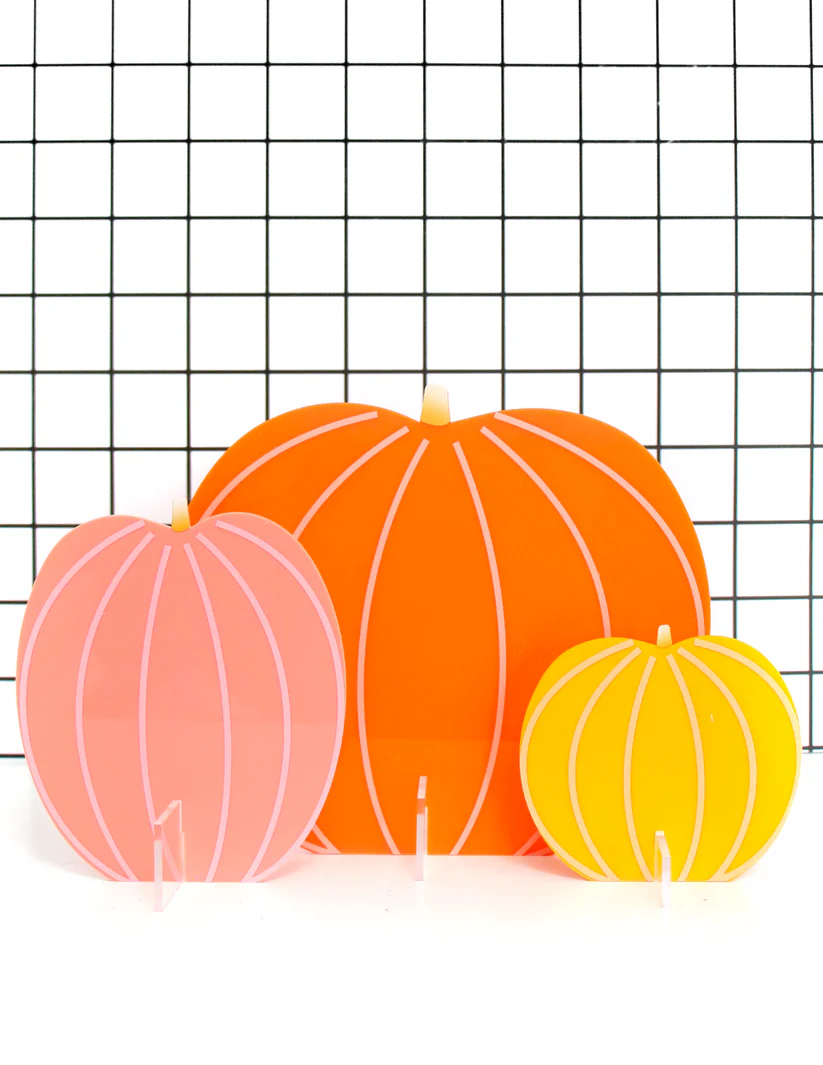 PREORDER: Acrylic Pumpkins - Orange