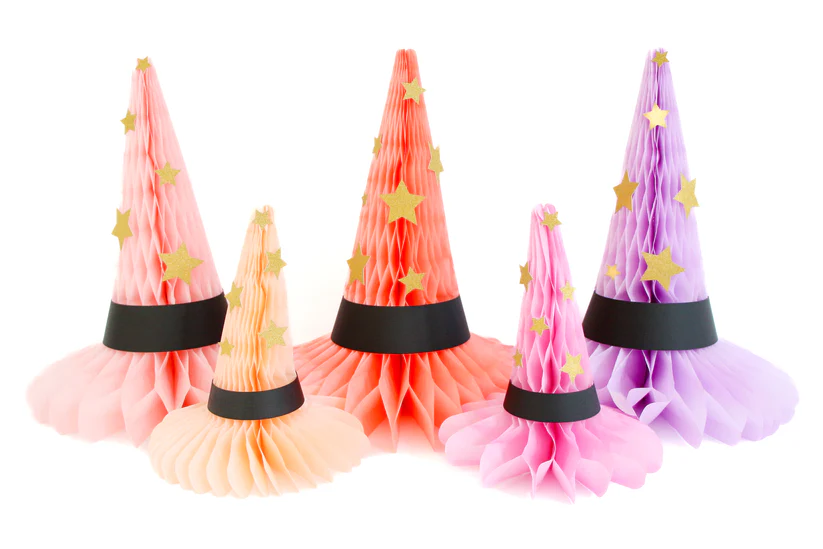 PREORDER: Honeycomb Witch Hats - Pastel