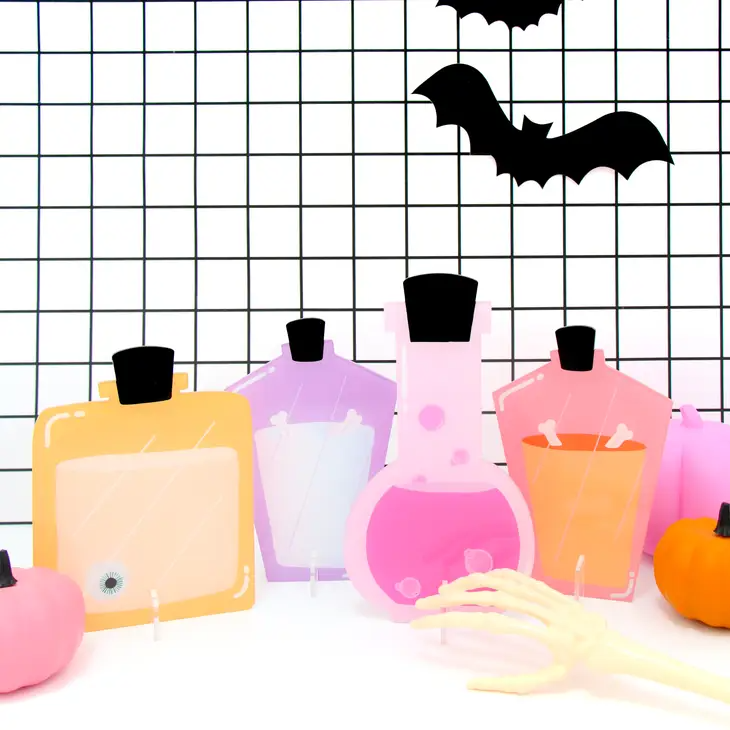 Acrylic Potion Bottles - Set of 4