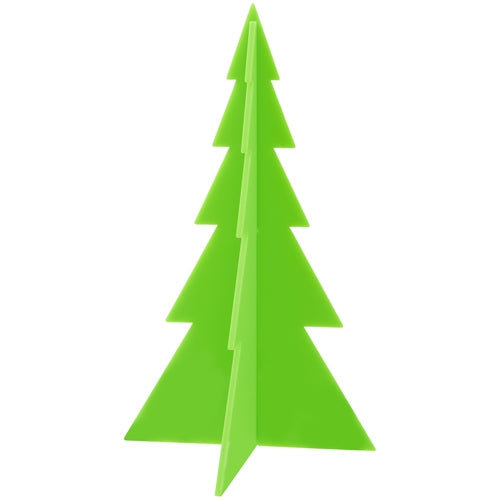 Medium Lime Green Acrylic Holiday Tree