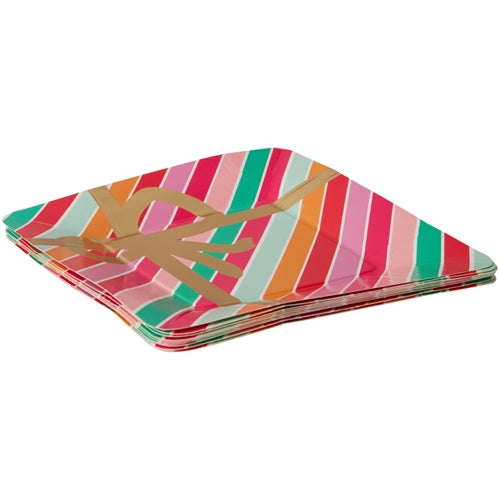 Rainbow Gift Box Dinner Plate 8" (8 Pack)