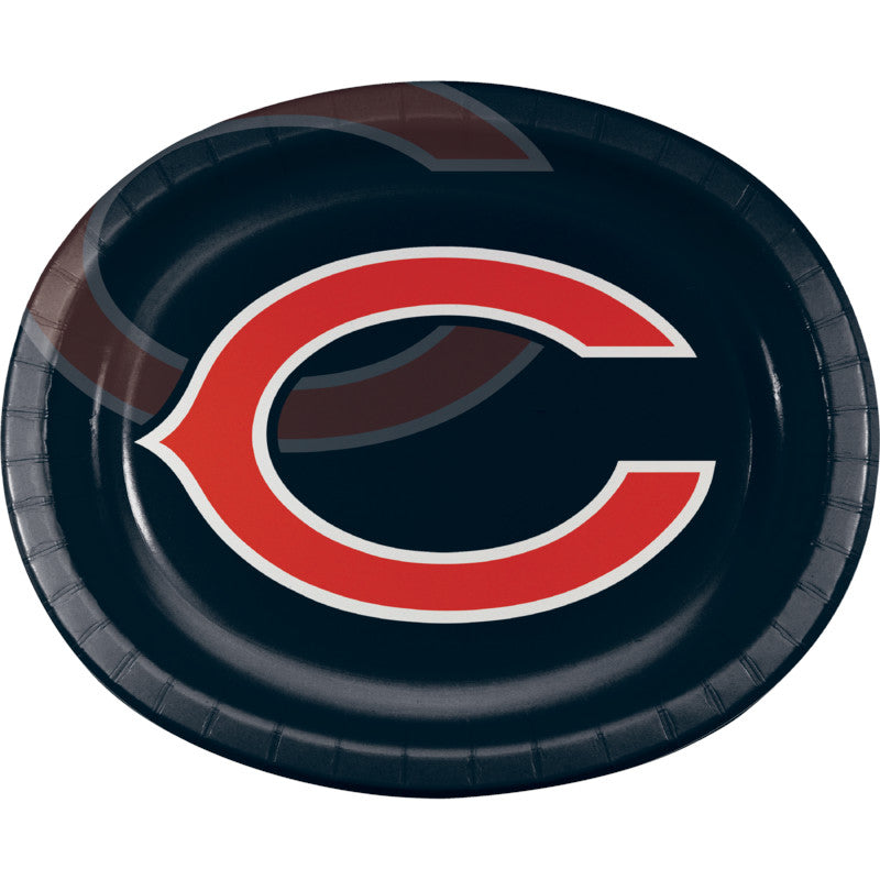 Chicago Bears Oval Platter 10" x 12" (8)