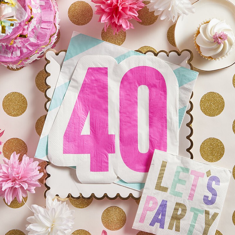Jumbo Shaped Napkins - 40