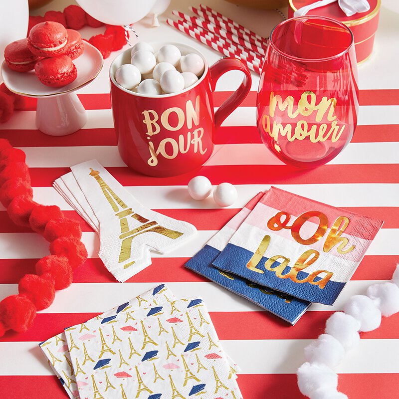 Eiffel Tower Beverage Napkins