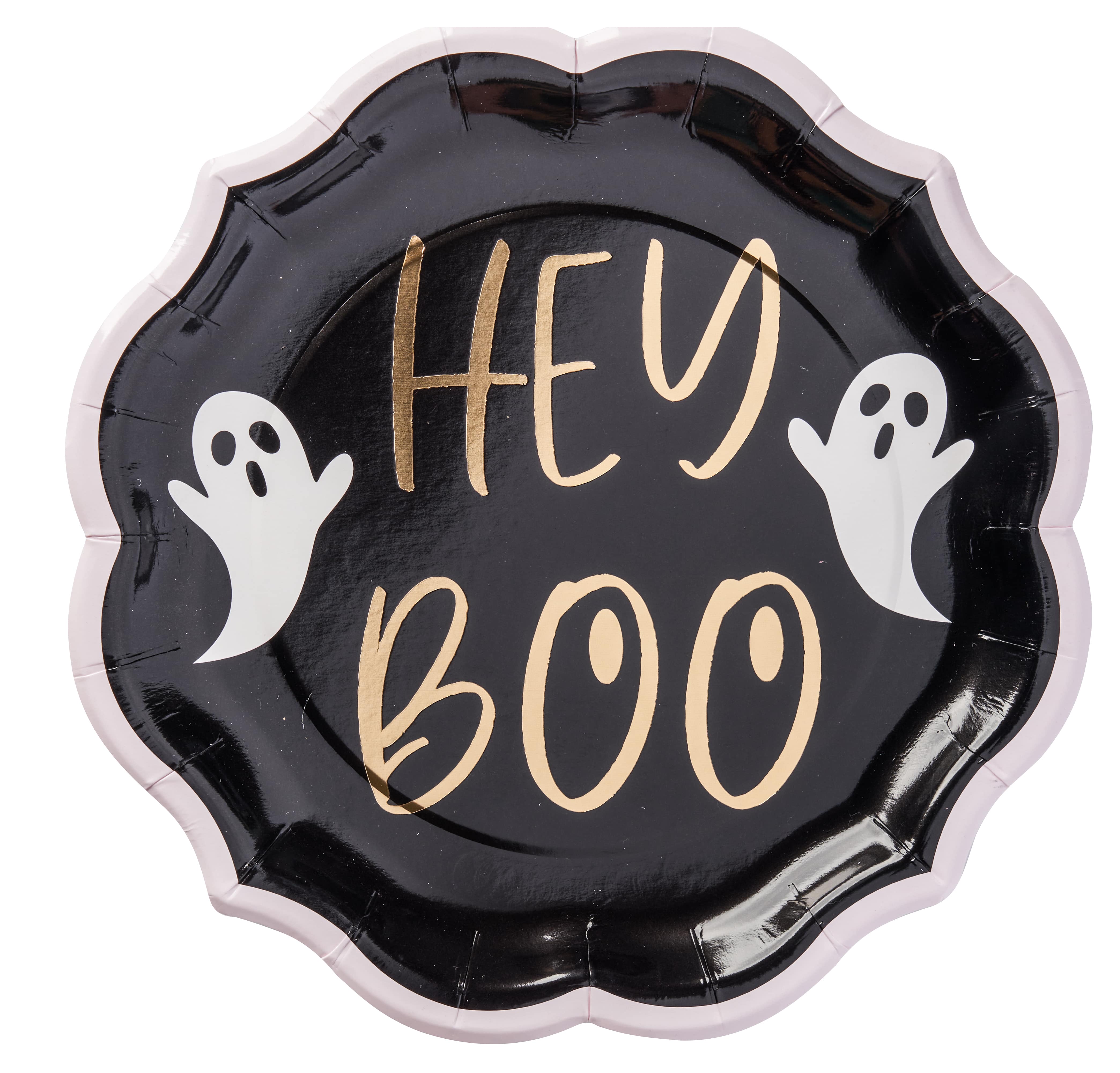 Paper Dinner Plate Sweet 'n Spooky Foil/8pk
