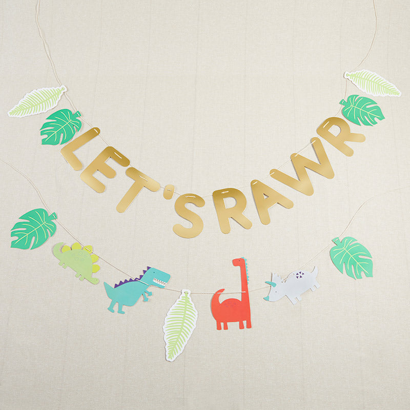 Let's Rawr Dino Banner Set of 2