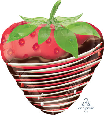 18" Chocolate Dipped Strawberry Balloon