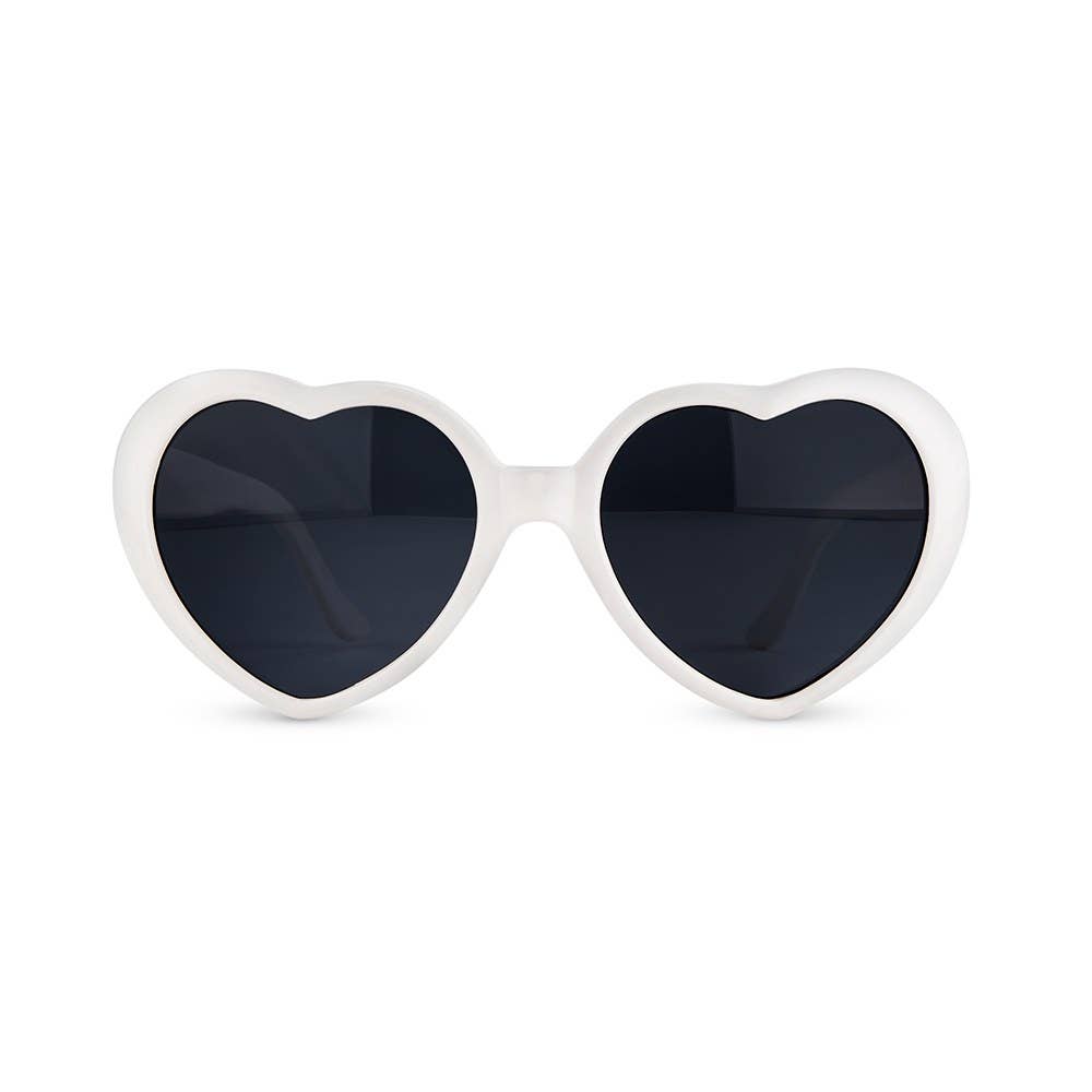 White Heart Sunglasses