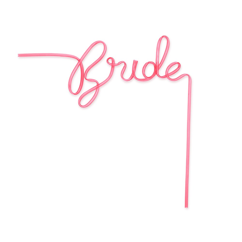 Bride Straw Bachelorette Party Decorations Bridal Shower Straws