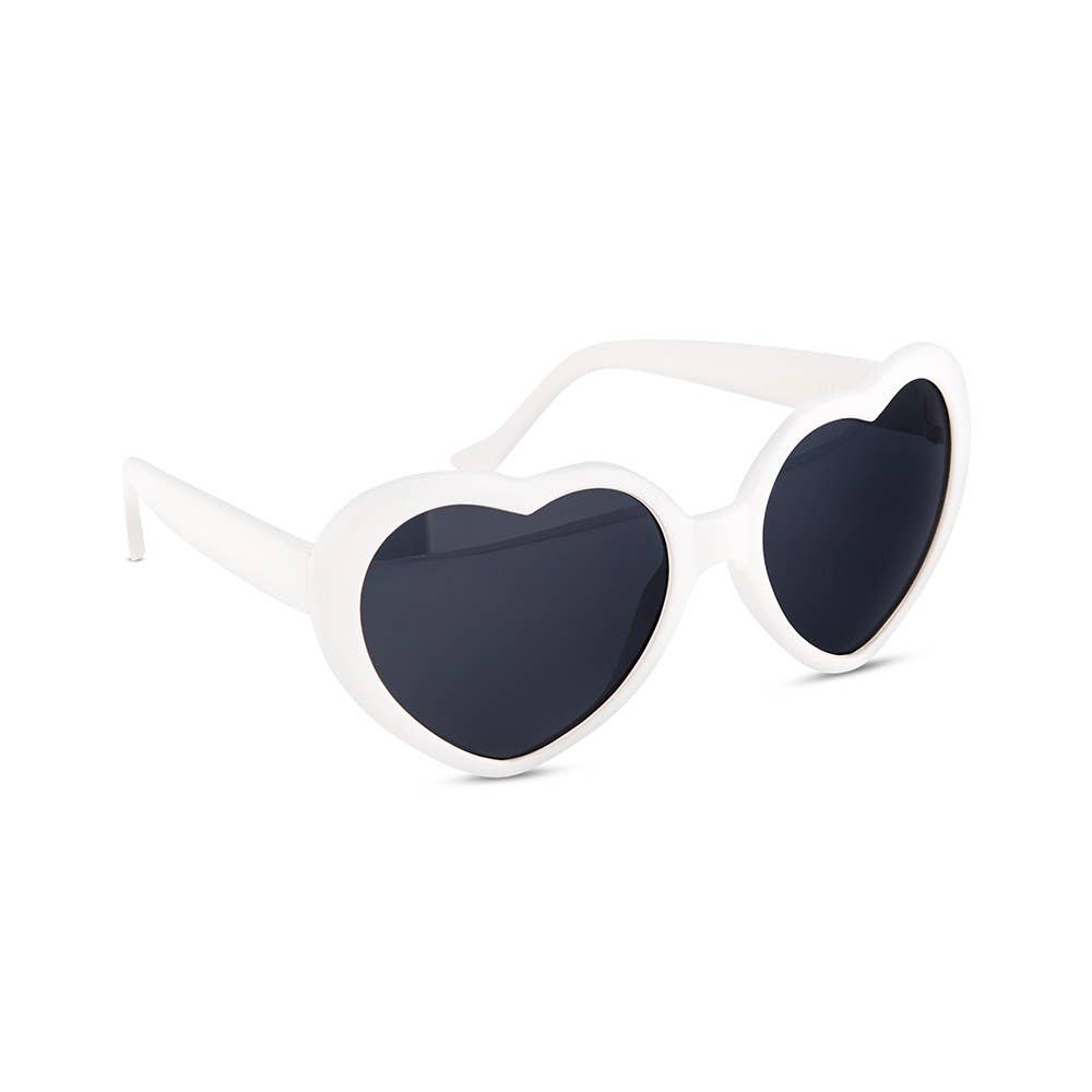 White Heart Sunglasses