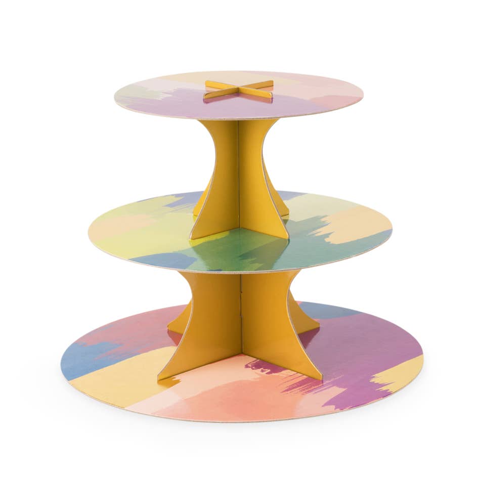 Watercolor Paper Cakestand Set
