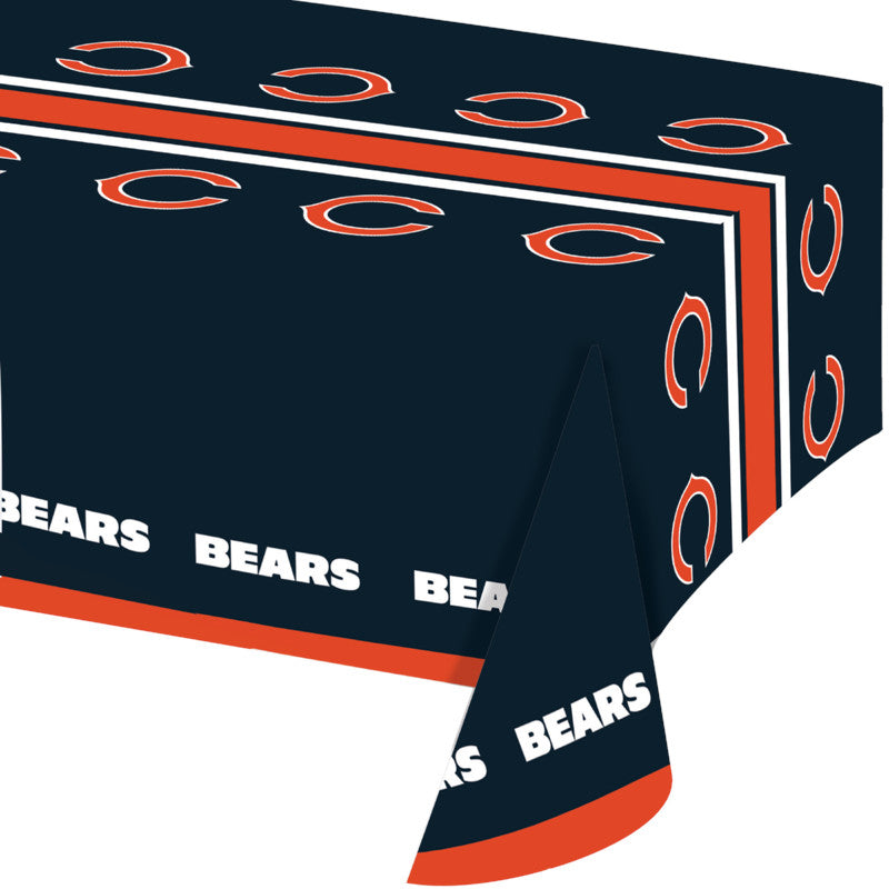 Chicago Bears Plastic Tablecloth, 54" x 102"
