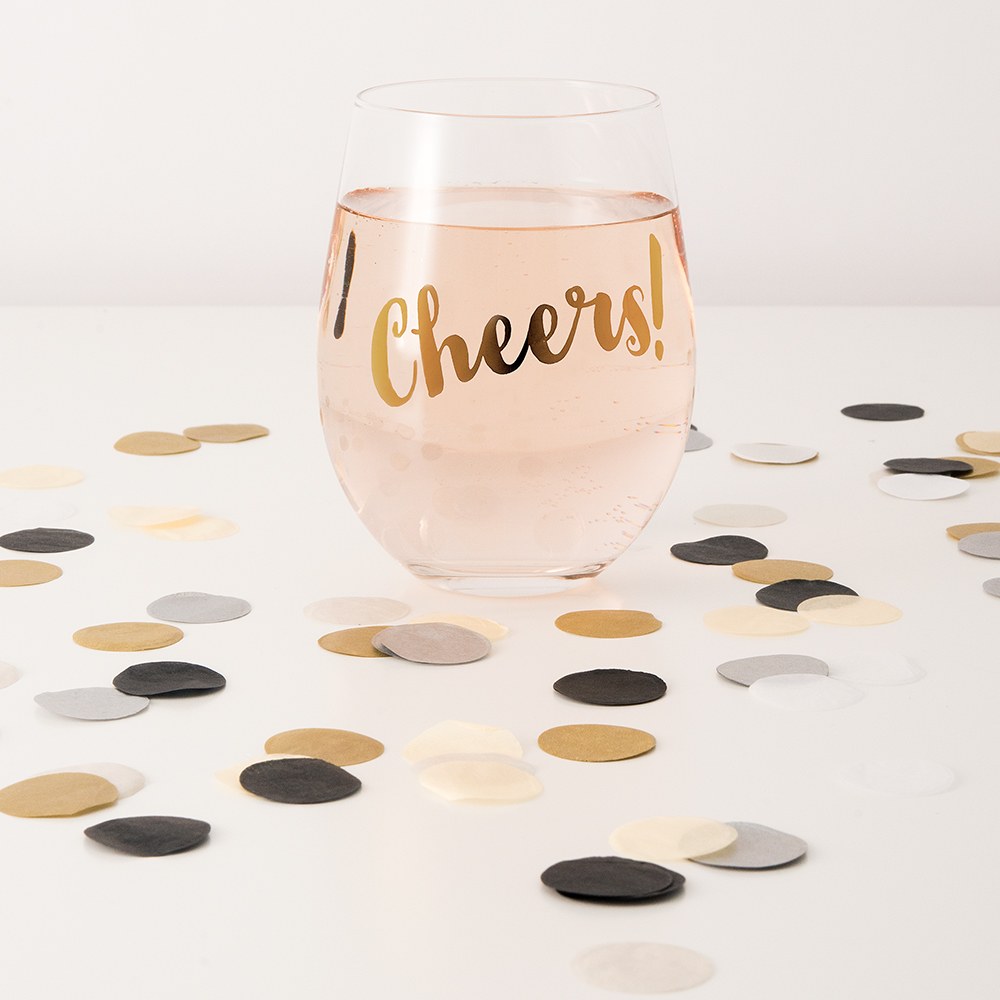 Jumbo Party Tissue Confetti - Gold, Silver