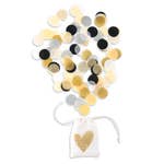 Jumbo Party Tissue Confetti - Gold, Silver