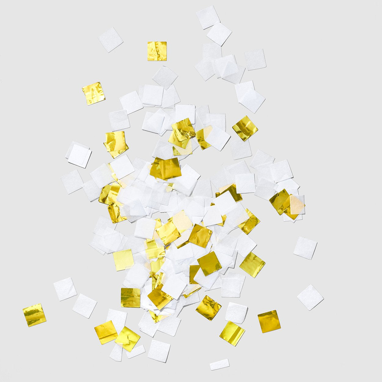 Gold and White Confetti