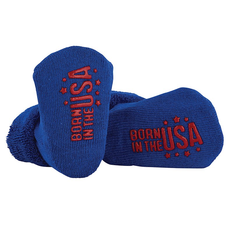 Born in the USA Baby Socks 3-12 Months