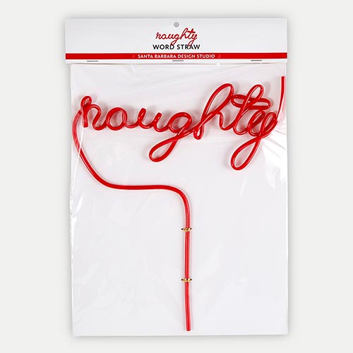 "Naughty" Word Straw