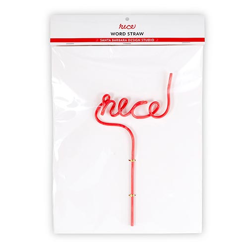 "Nice" Word Straw