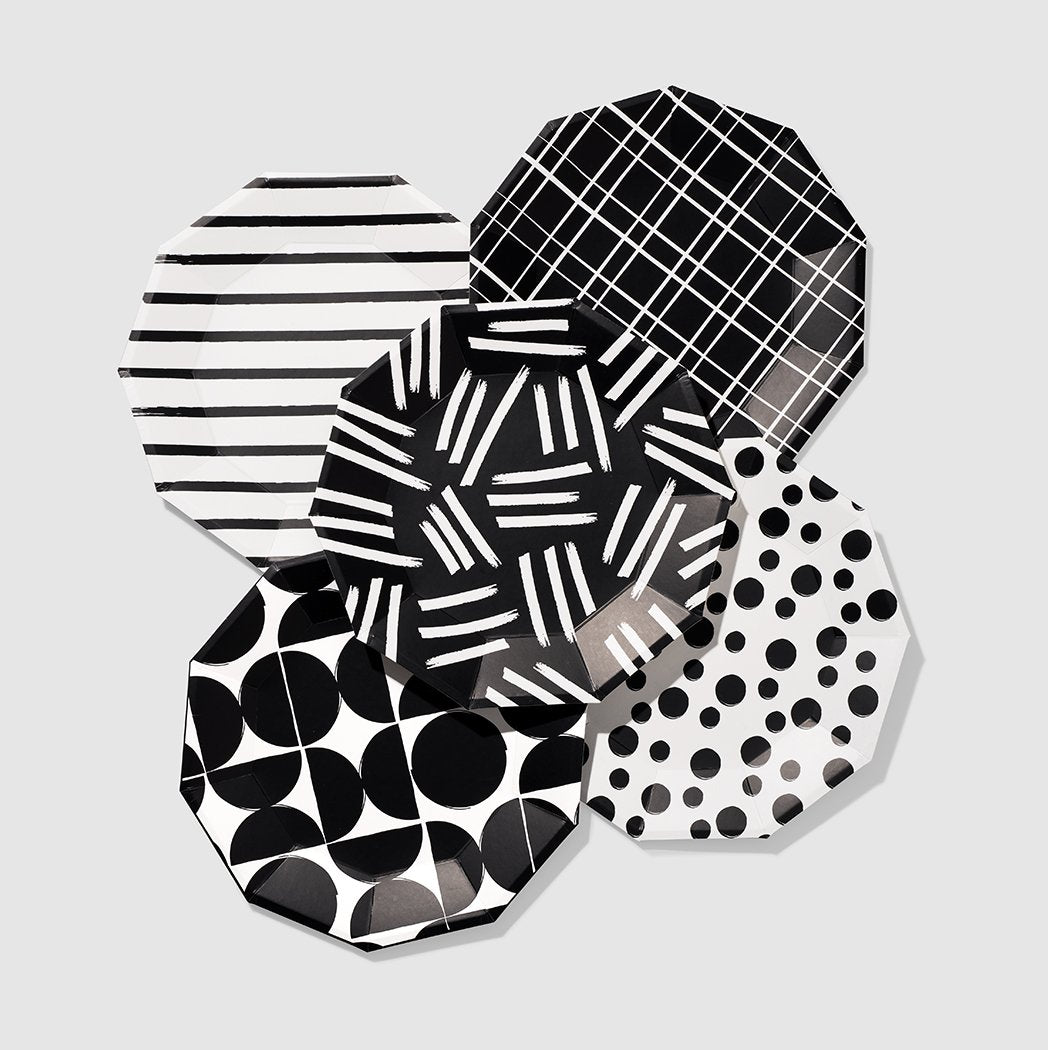 Dashes and Dots Large Plates (10)