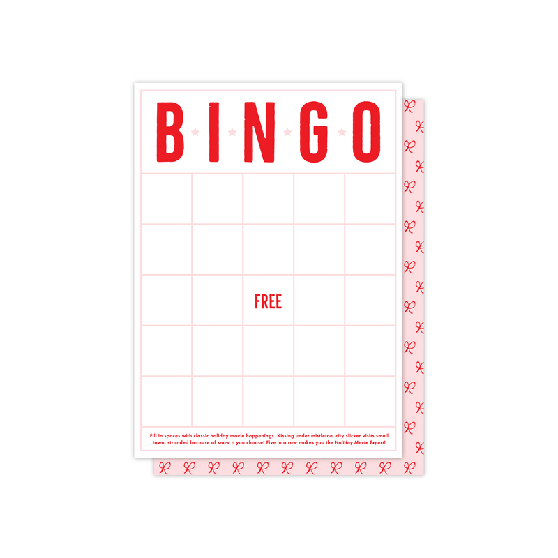 Holiday Movie Bingo Party Kit