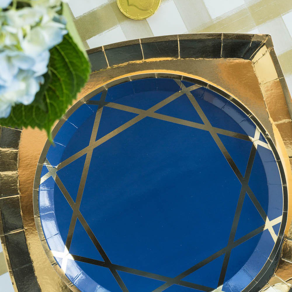 Enchanté Navy Dinner Plates (8)