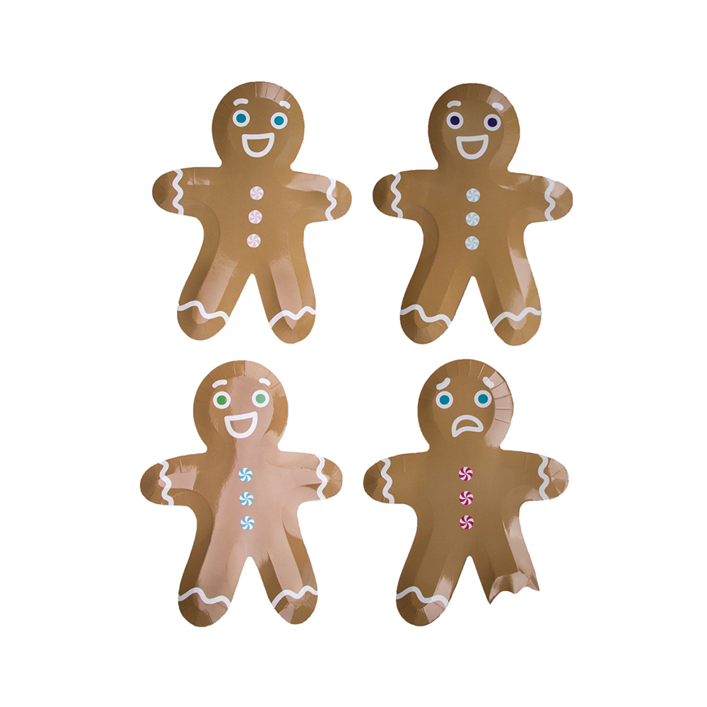Gingerbread Dessert Plates (8)