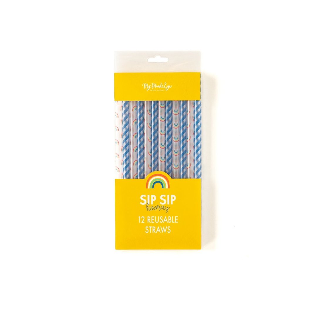 Rainbow Reusable Straws