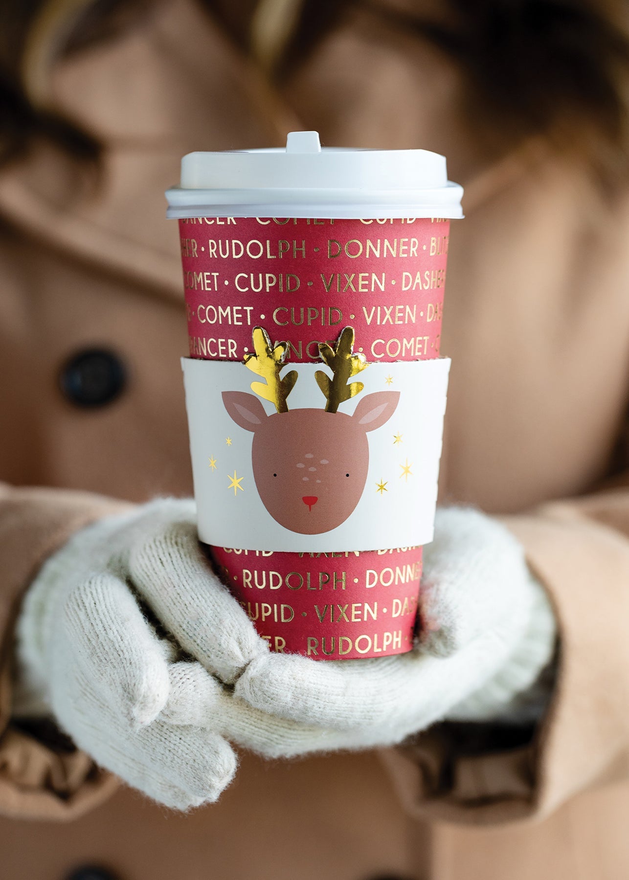 REINDEER GAMES TO-GO CUPS 8 CT