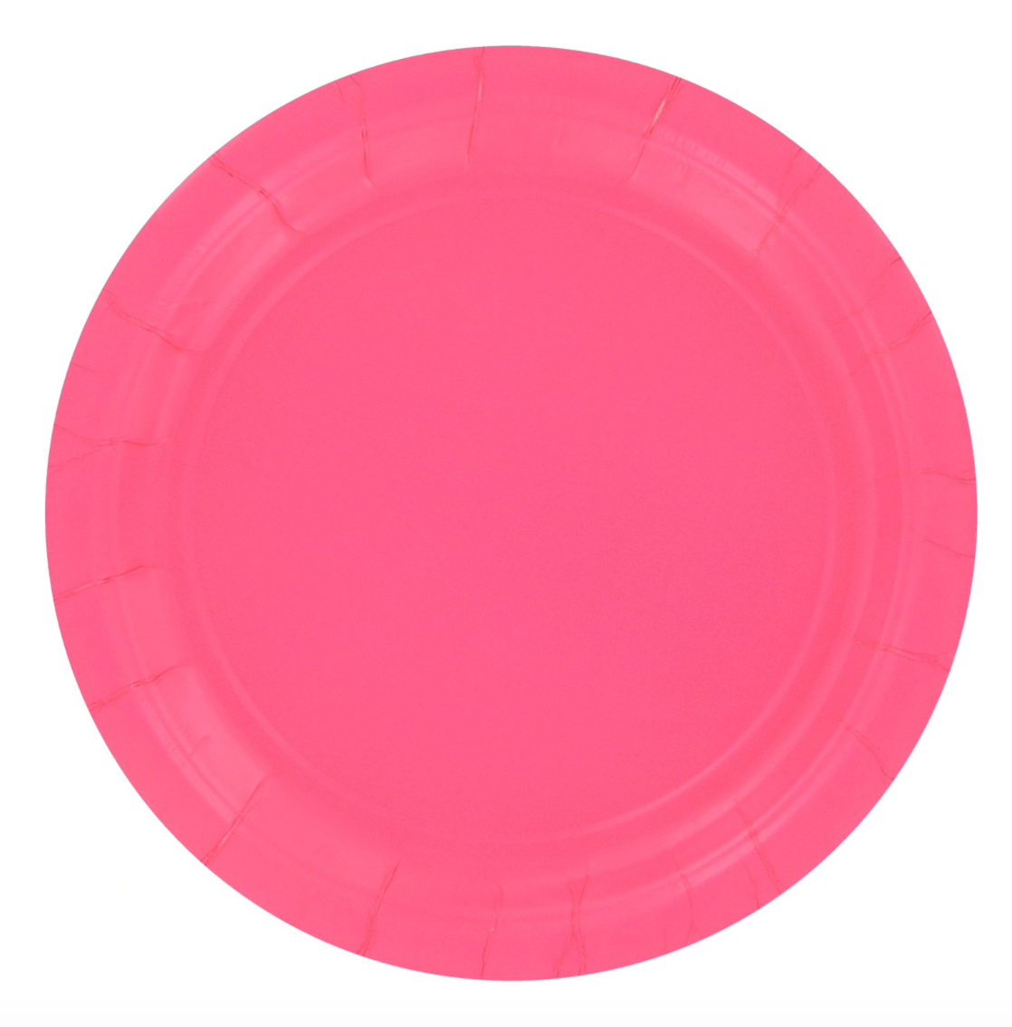 Candy Pink Large Paper Plates 9 inch (20)
