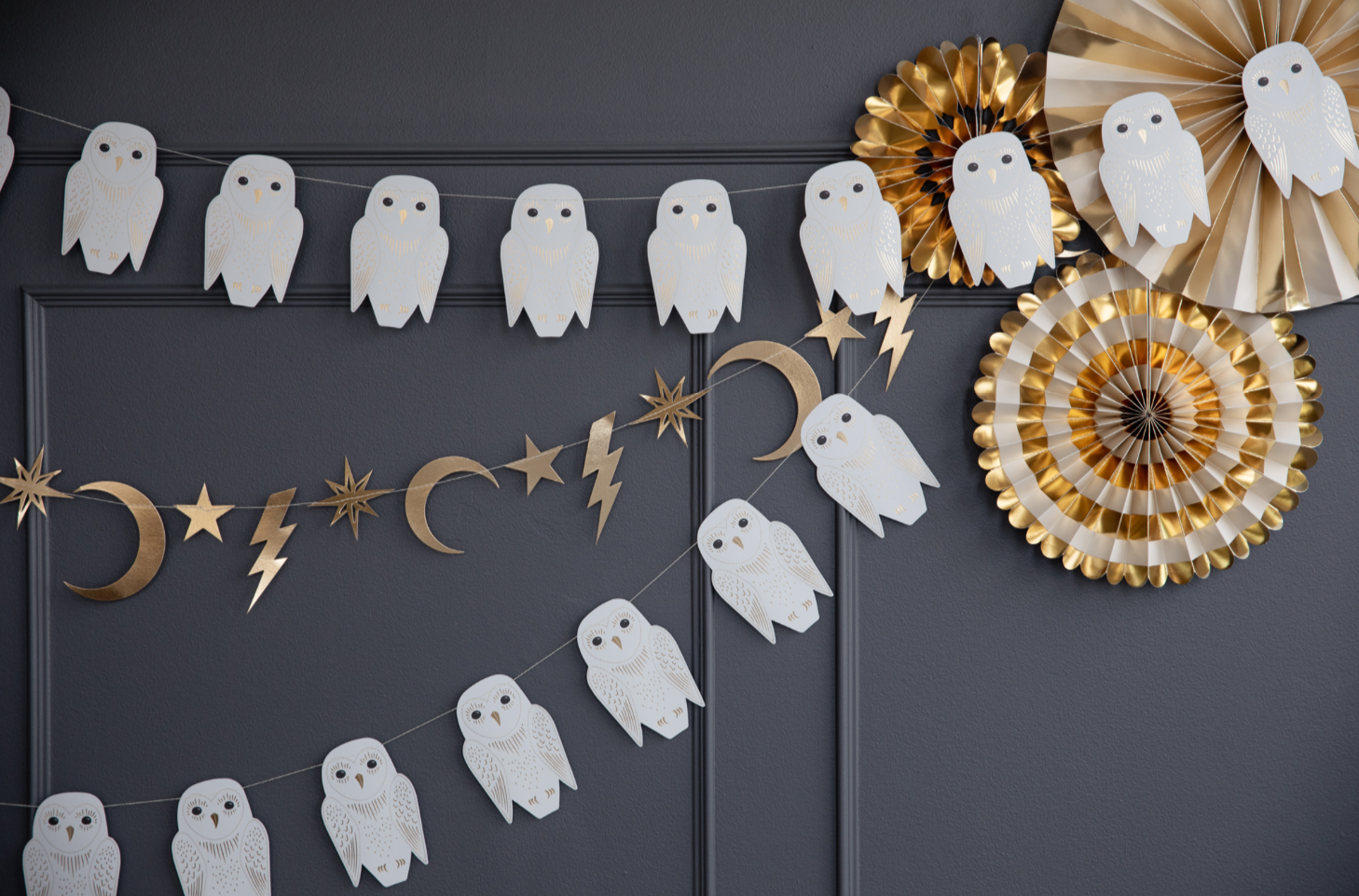 Spellbound Owl and Lightning Bolt Banner Set