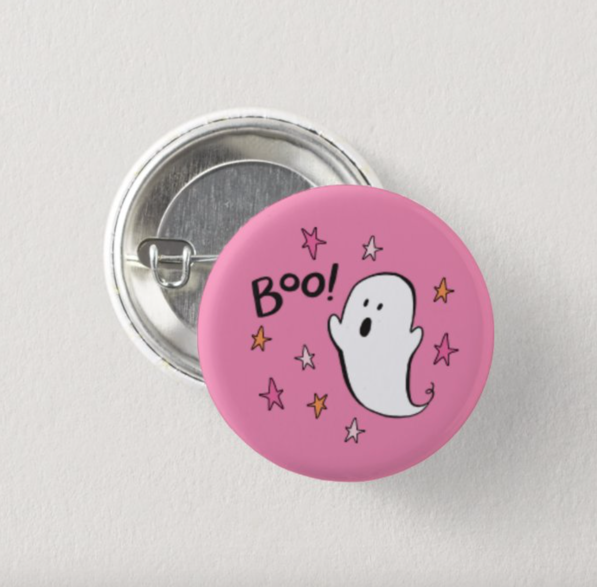 Boo! Ghost  1" Inch Pin