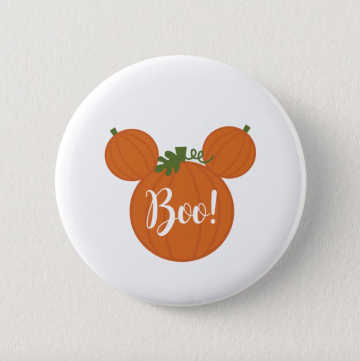Boo Pumpkin Disney Inspired  1" Inch Pin