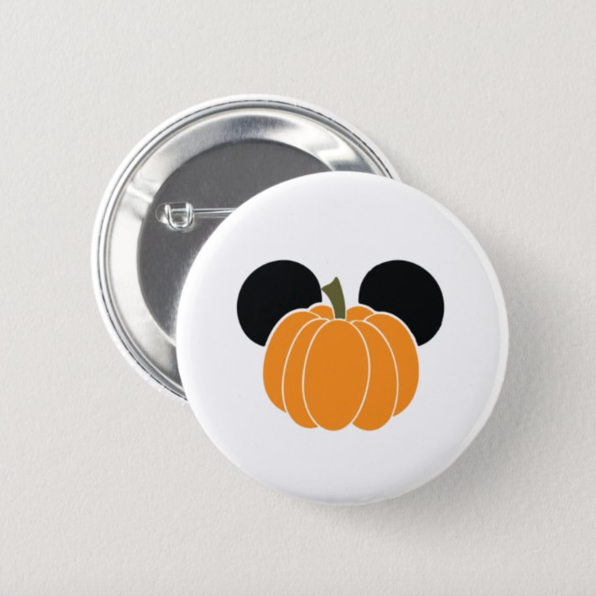 Pumpkin Mickey/Minnie Disney Inspired 1" Inch Pin