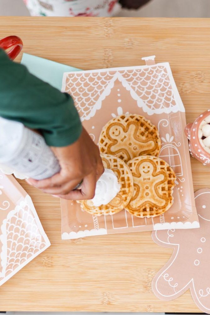 GINGERBREAD MAN SHAPED NAPKIN - Occasions by Shakira Collaboration - Ships Mid-November
