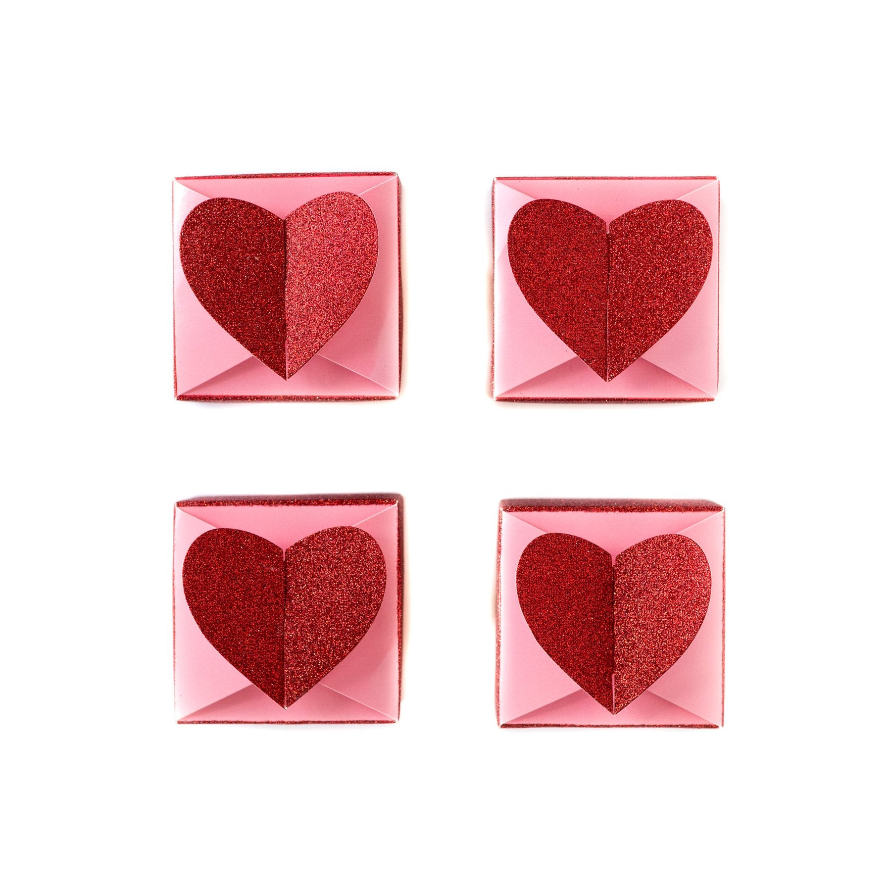 Valentine Heart Favor Boxes (10)