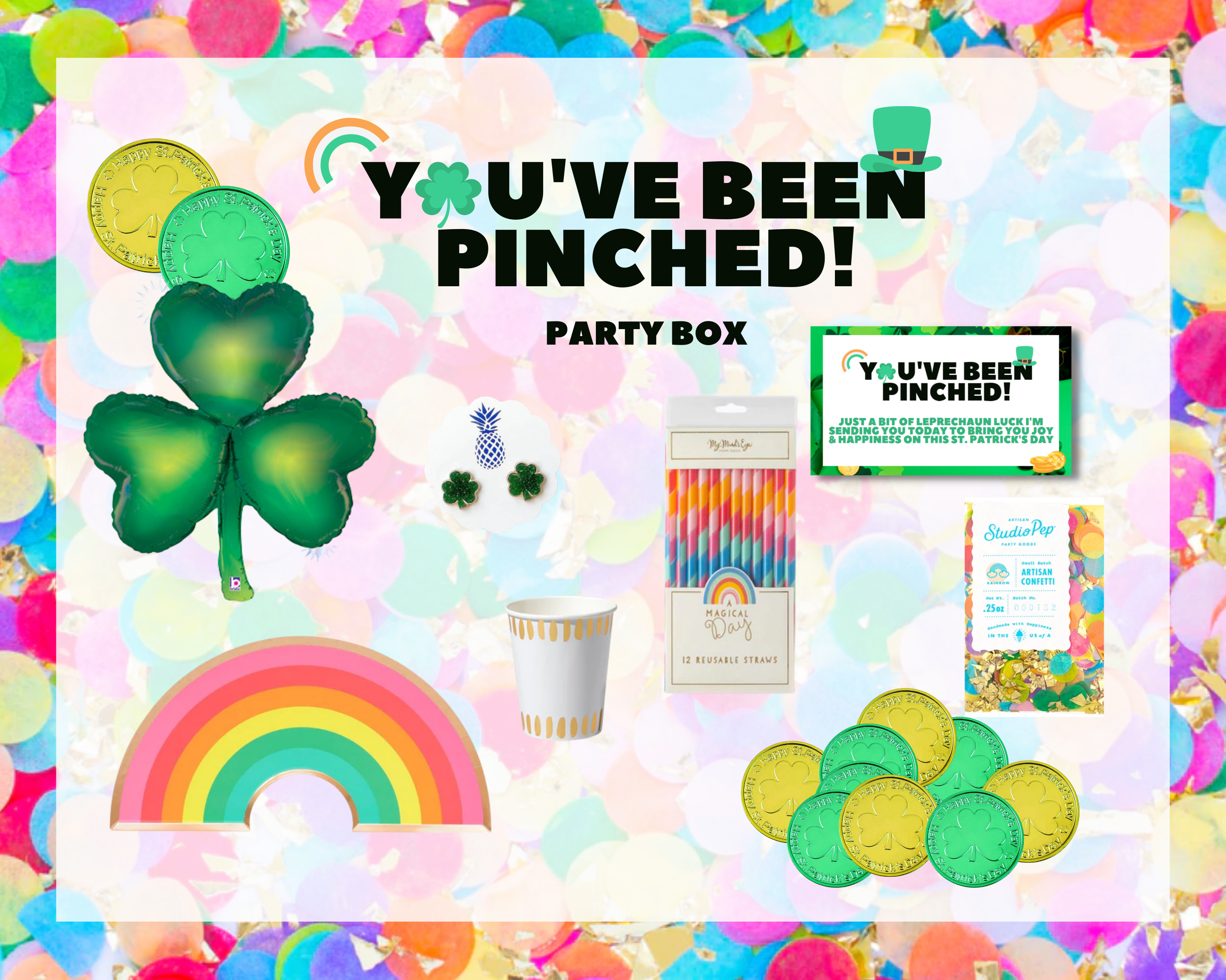 You've Been Pinched! Party Box