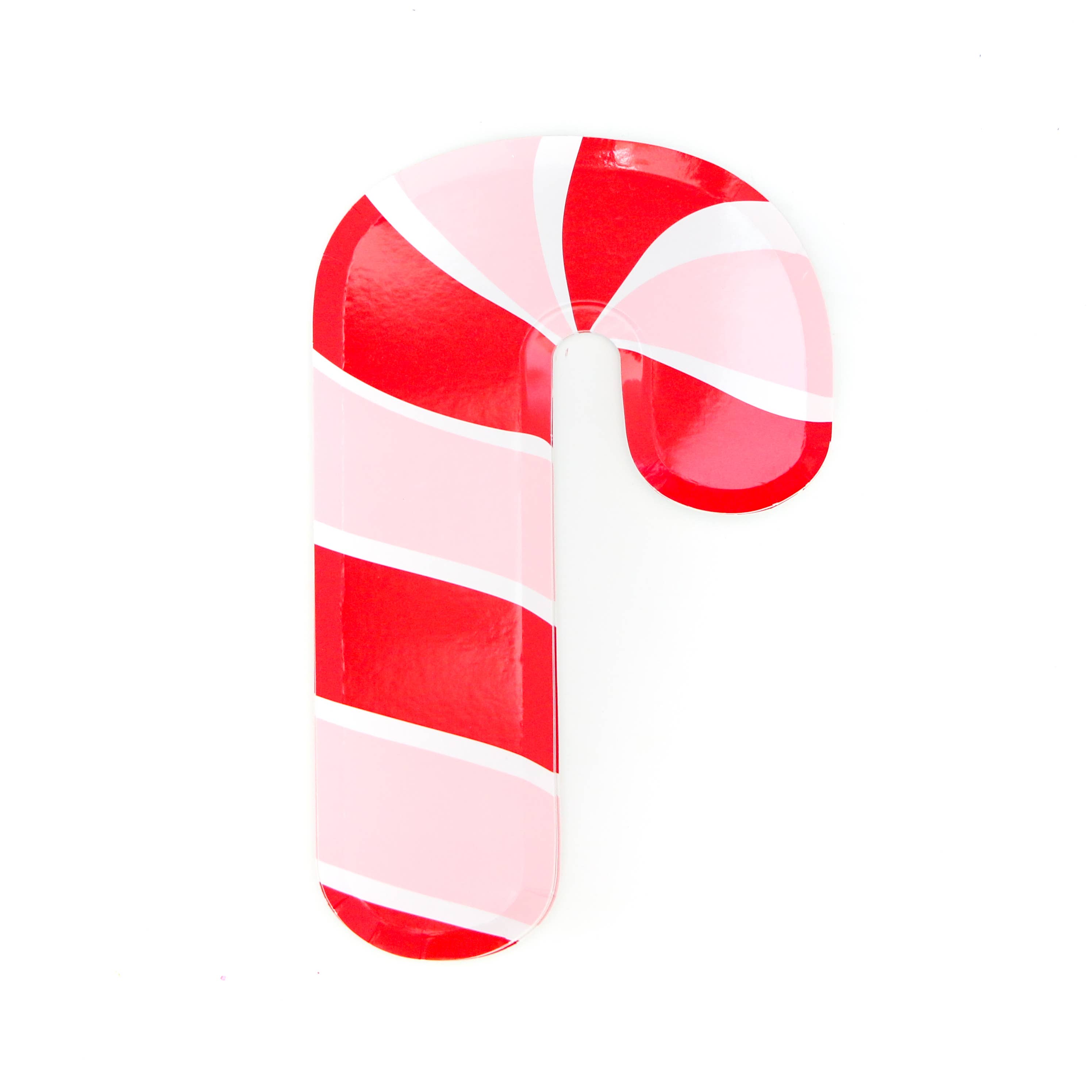 Red and Pink Candy Cane Dessert Plate Pack (8)