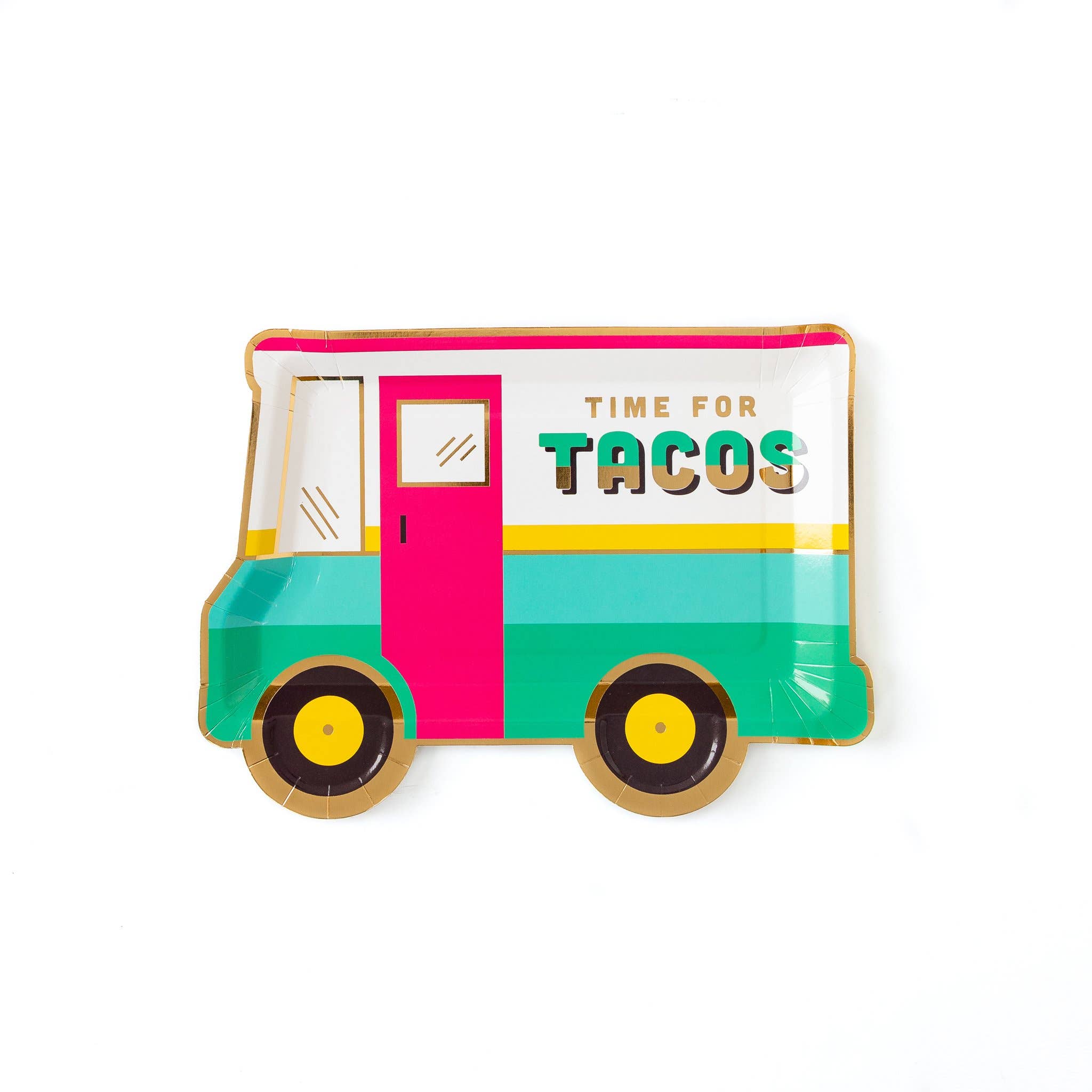 9" Taco Truck Shaped Plate (8)
