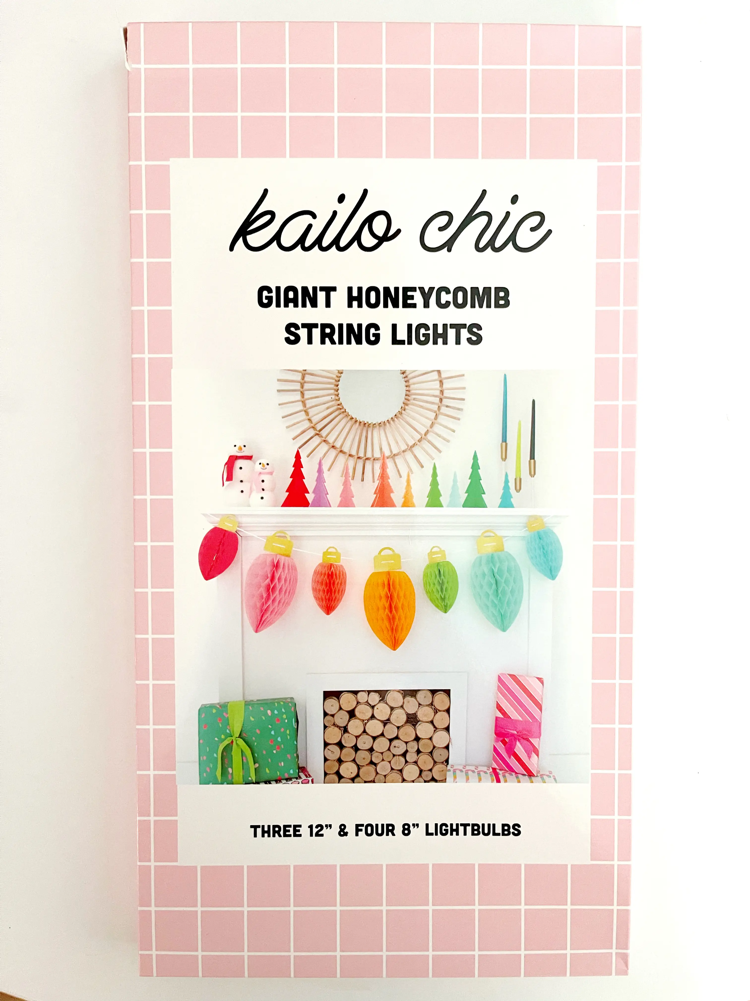 Presale: Christmas Lighbulb Honeycomb Set of 7